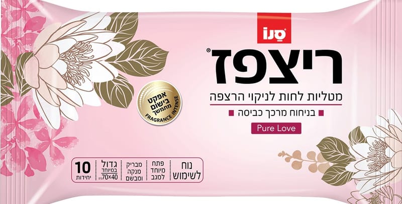 סנו: מטליות לחות לרצפה בניחוחות עוצמתיים