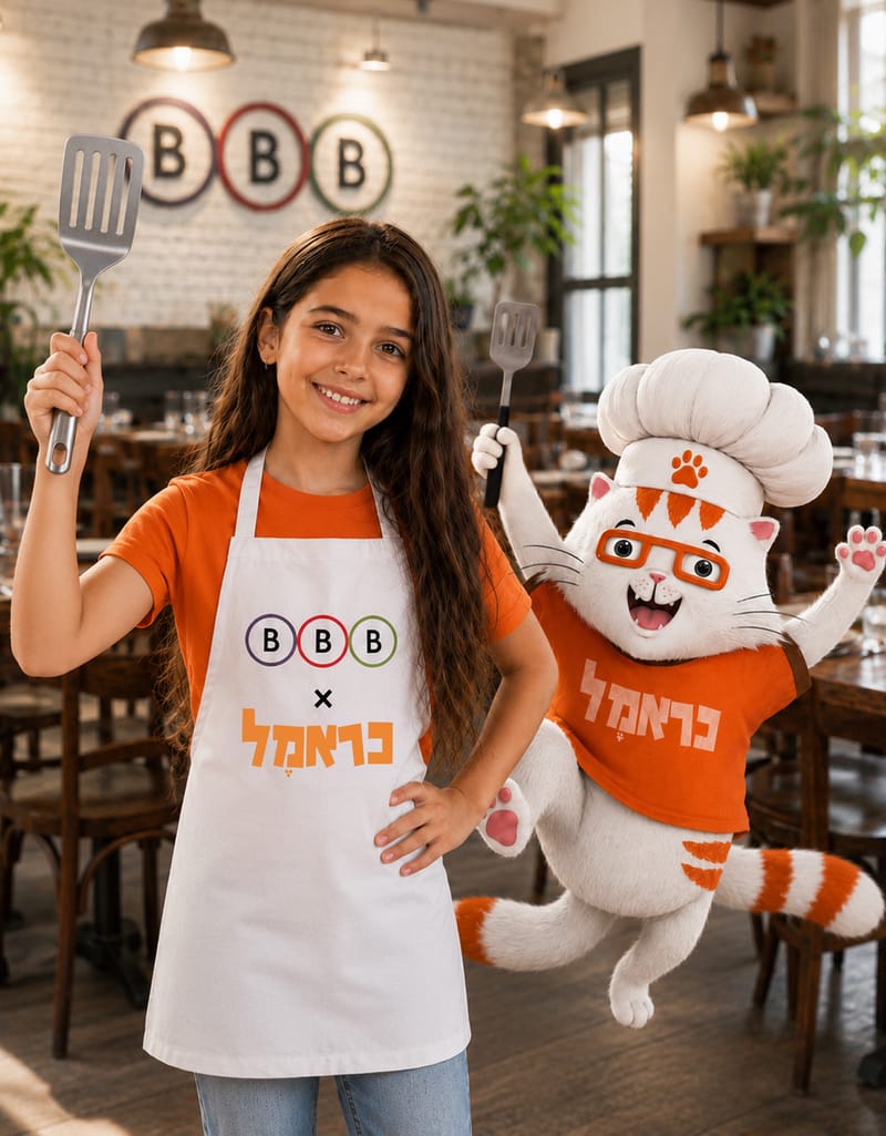 רשת BBB וכראמל  משיקים סדנאות 'שף צעיר'