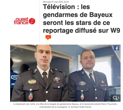 w9 Gendarmes contre délinquants : alerte en normandie