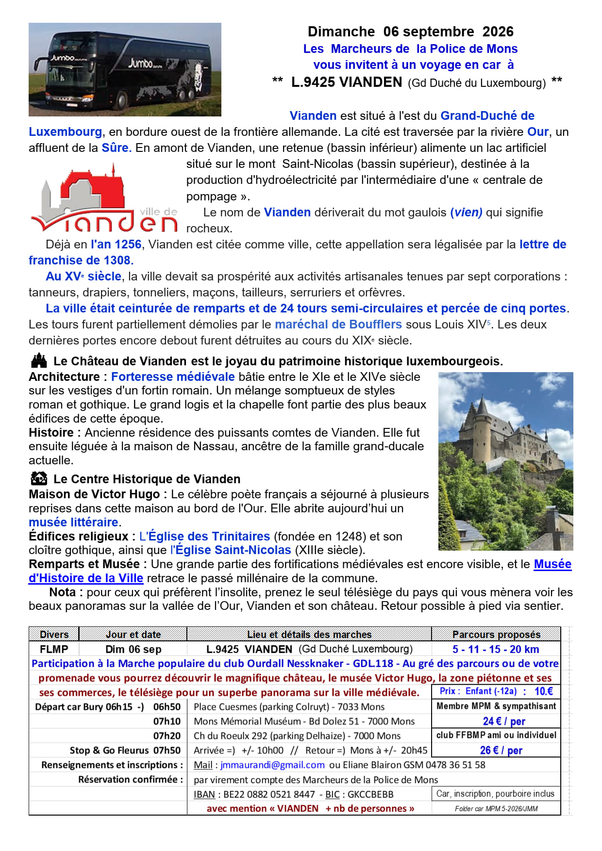 Folder car VIANDEN GDL dim 06 sep