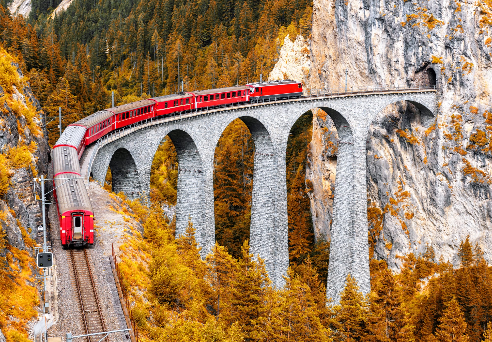 Luxury train trip with your travel companion