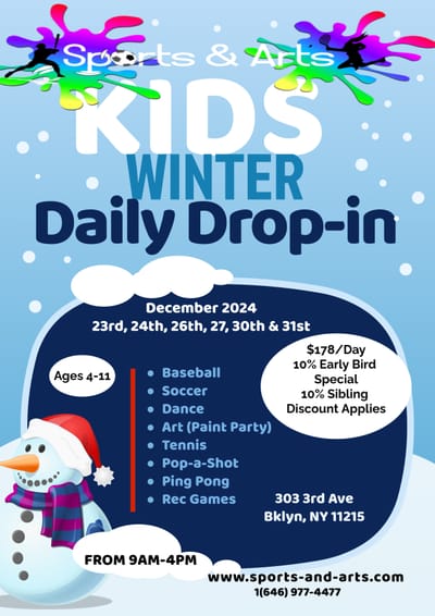 Winter DROP IN Day Camps 2024 image