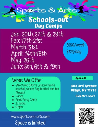 School is out Day Camps 2024 image