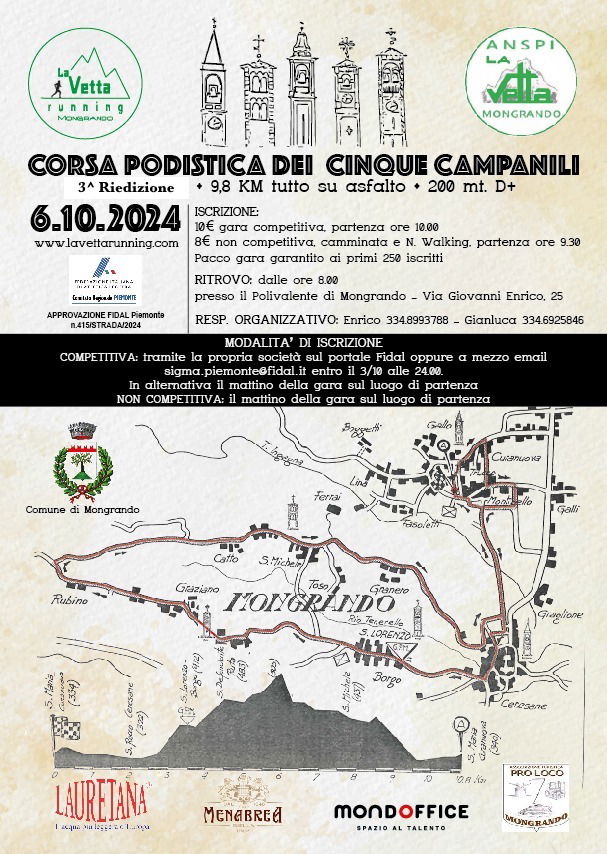 3° Corsa Podistica 5 Campanili