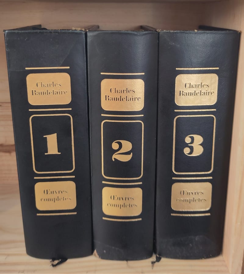 Charles Baudelaire – Oeuvres complètes en 3 volumes – Edition
