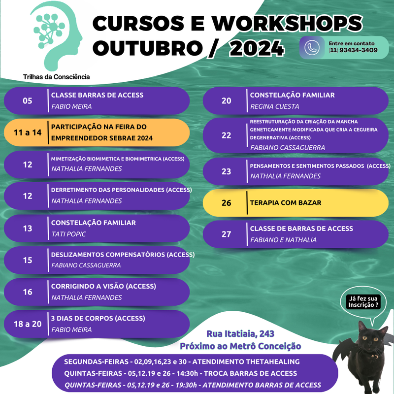 AGENDA DE OUTUBRO 2024