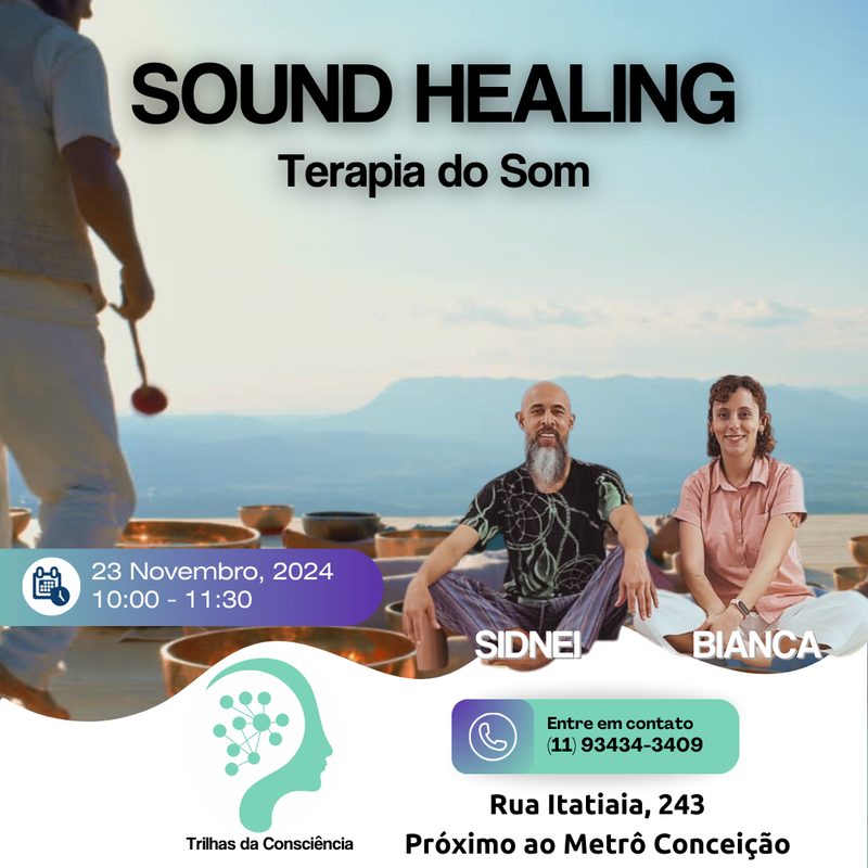 EVENTO SOUND HEALING - TERAPIA DO SOM