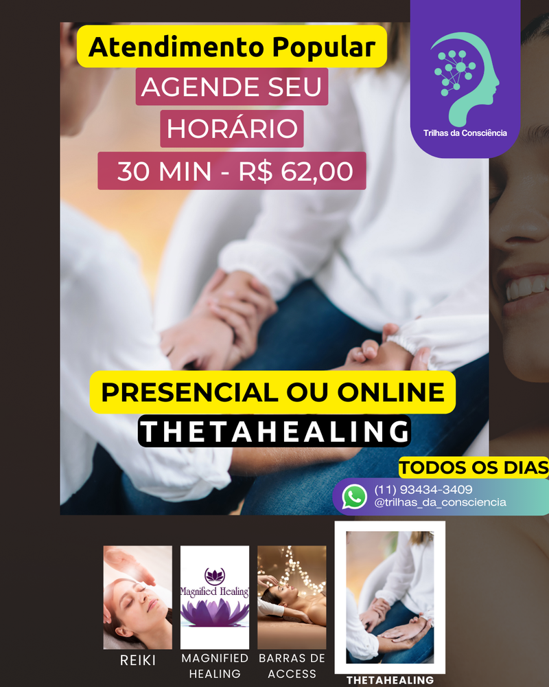 ATENDIMENTO POPULAR THETAHEALING