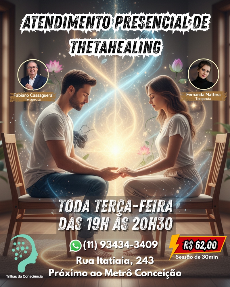 ATENDIMENTO POPULAR PRESENCIAL THETAHEALING