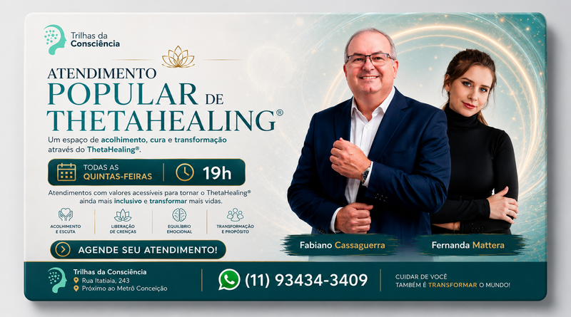 ATENDIMENTO POPULAR PRESENCIAL THETAHEALING