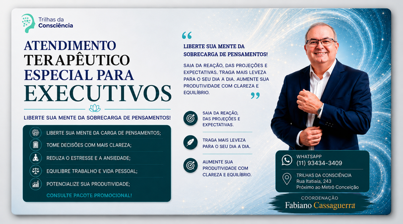 ATENDIMENTO ESPECIAL PARA EXECUTIVOS