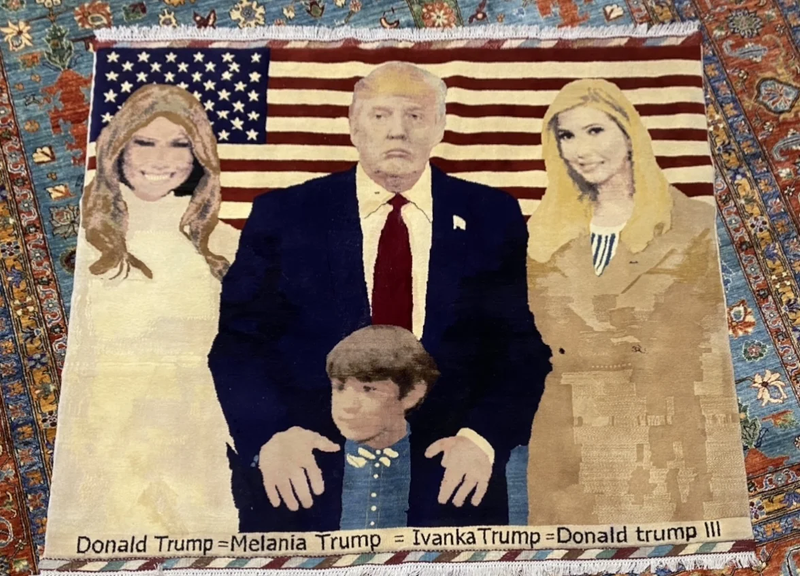 Trump Rug wall Decor Handmade rug