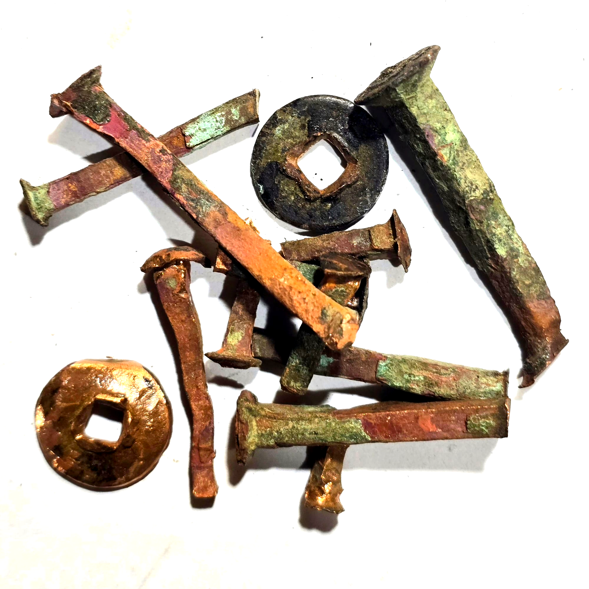 RX320's Original copper nails and roves