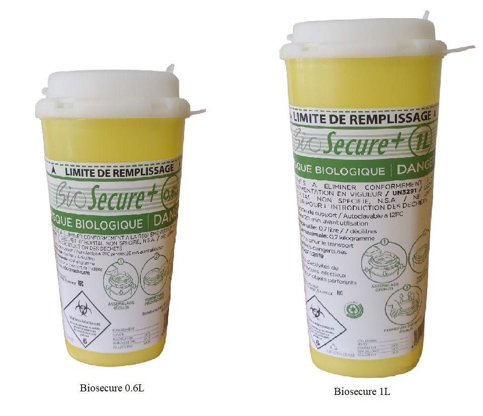 Biosecure + 0.6L et 1L - 40% recyclée