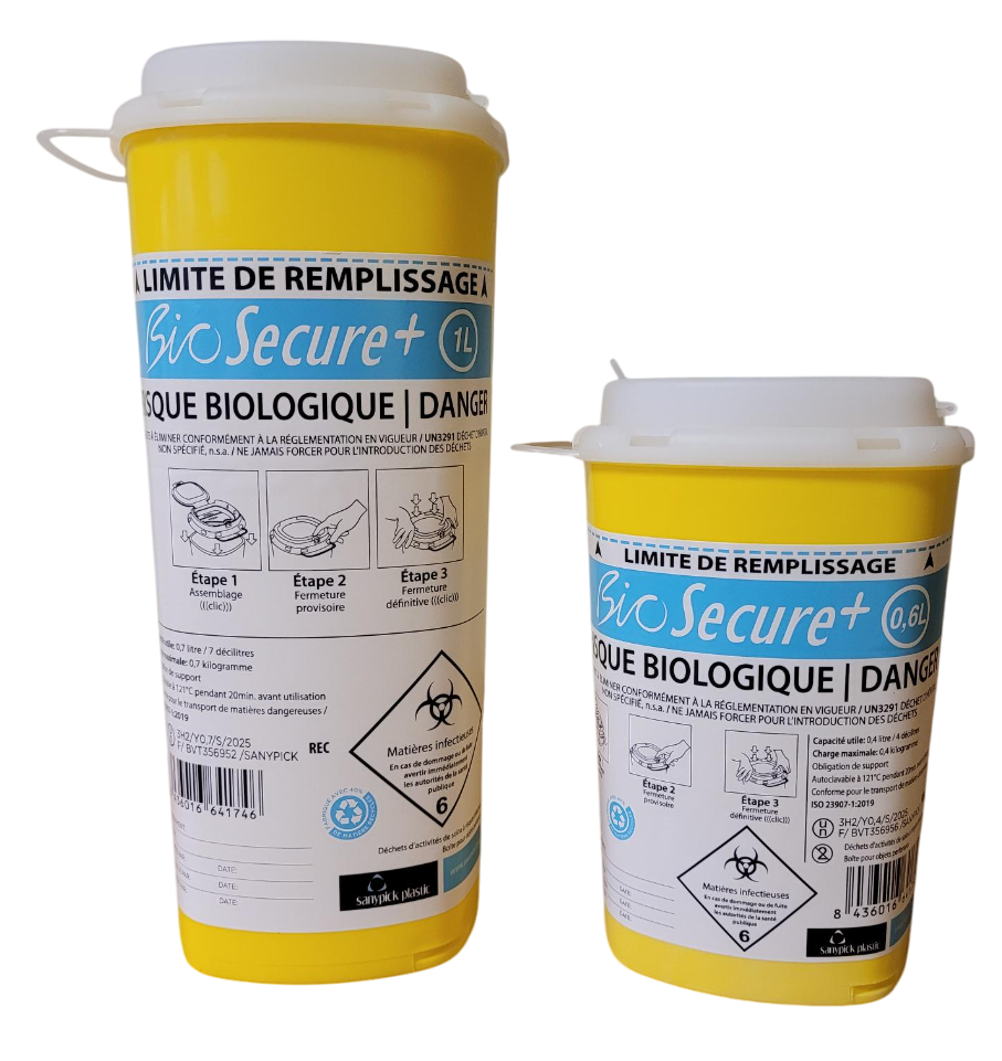 Biosecure + 0.6L et 1L - 40% recyclée