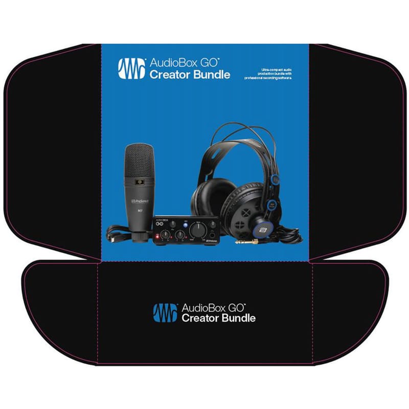 PreSonus AudioBox Go Creator Bundle - TURNKEY MUSIC & MULTIMEDIA