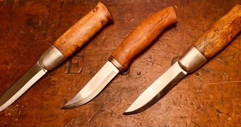 Sliping av kniver, økser og annet verktøy