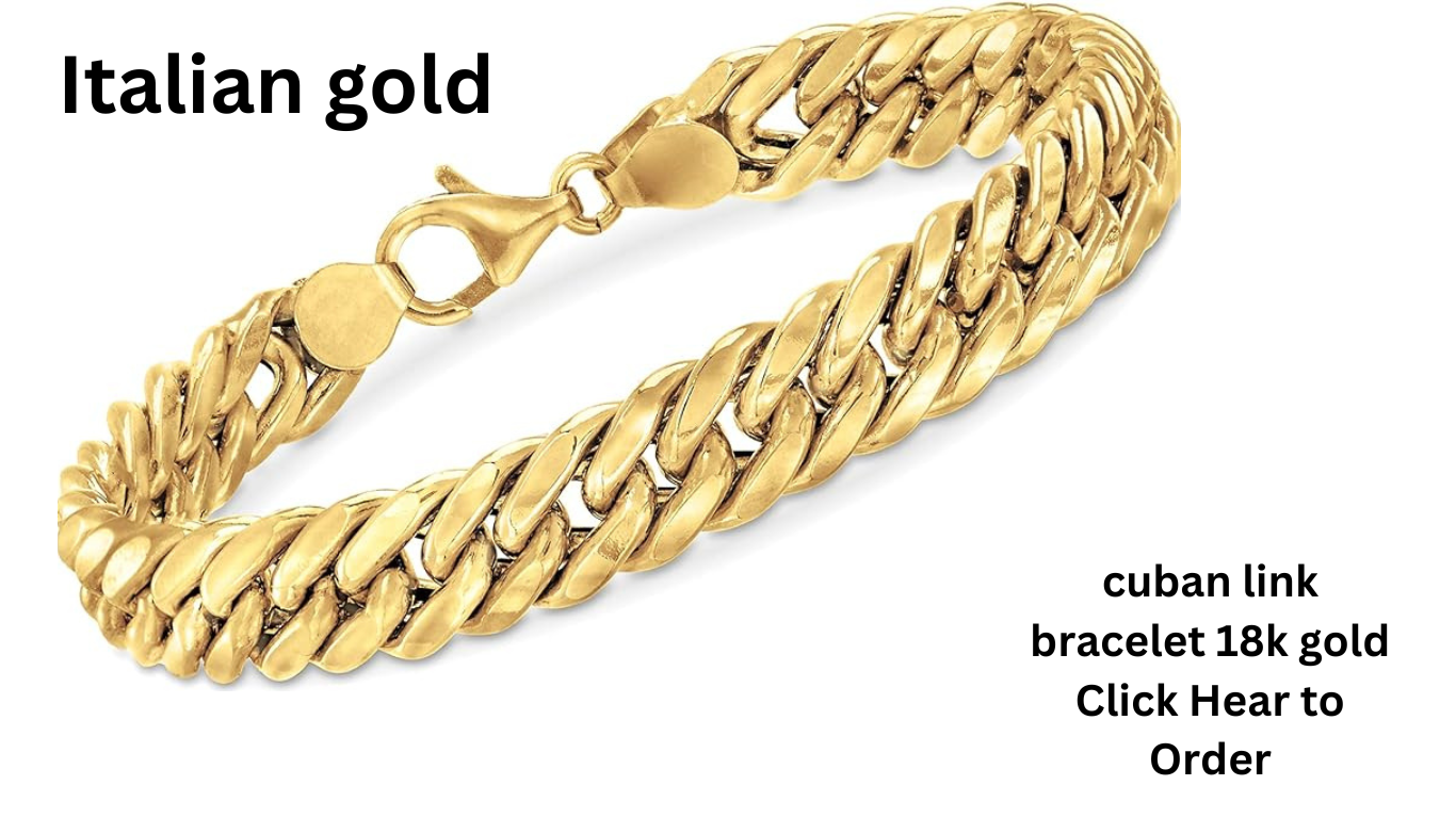 Ross Simons Italian 18kt Yellow Gold Cuban Link Bracelet. 7 inches click hear to order