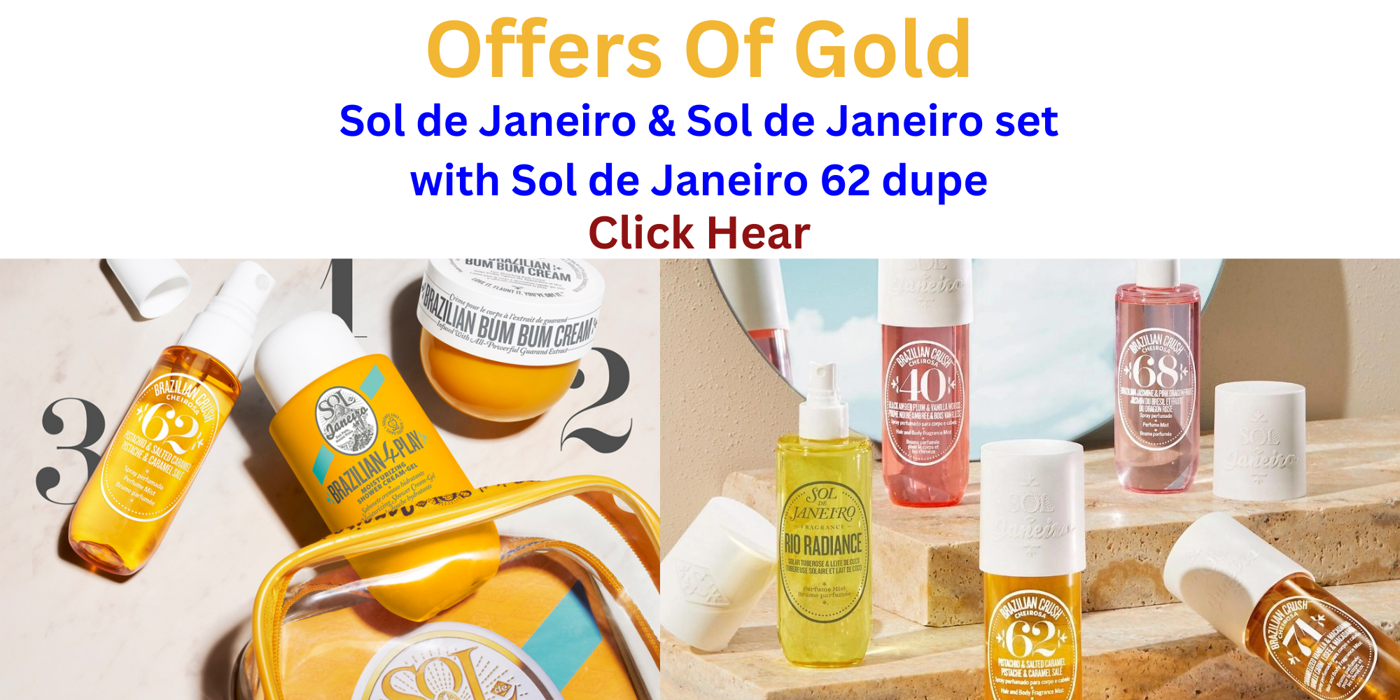  Sol de Janeiro Set & 62 Dupe Alternatives