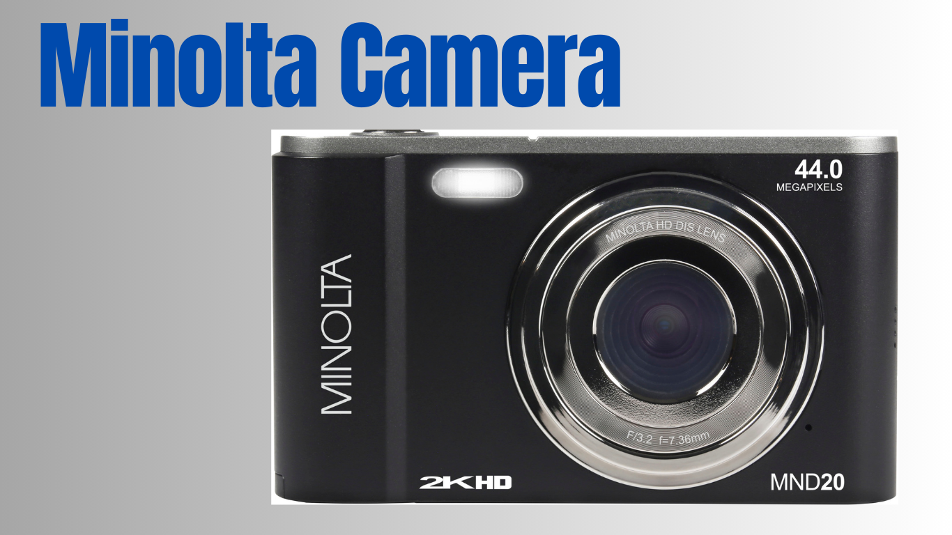 Minolta MND20 44 MP / 2.7K Ultra HD Digital Camera offering unmatched quality for $99.