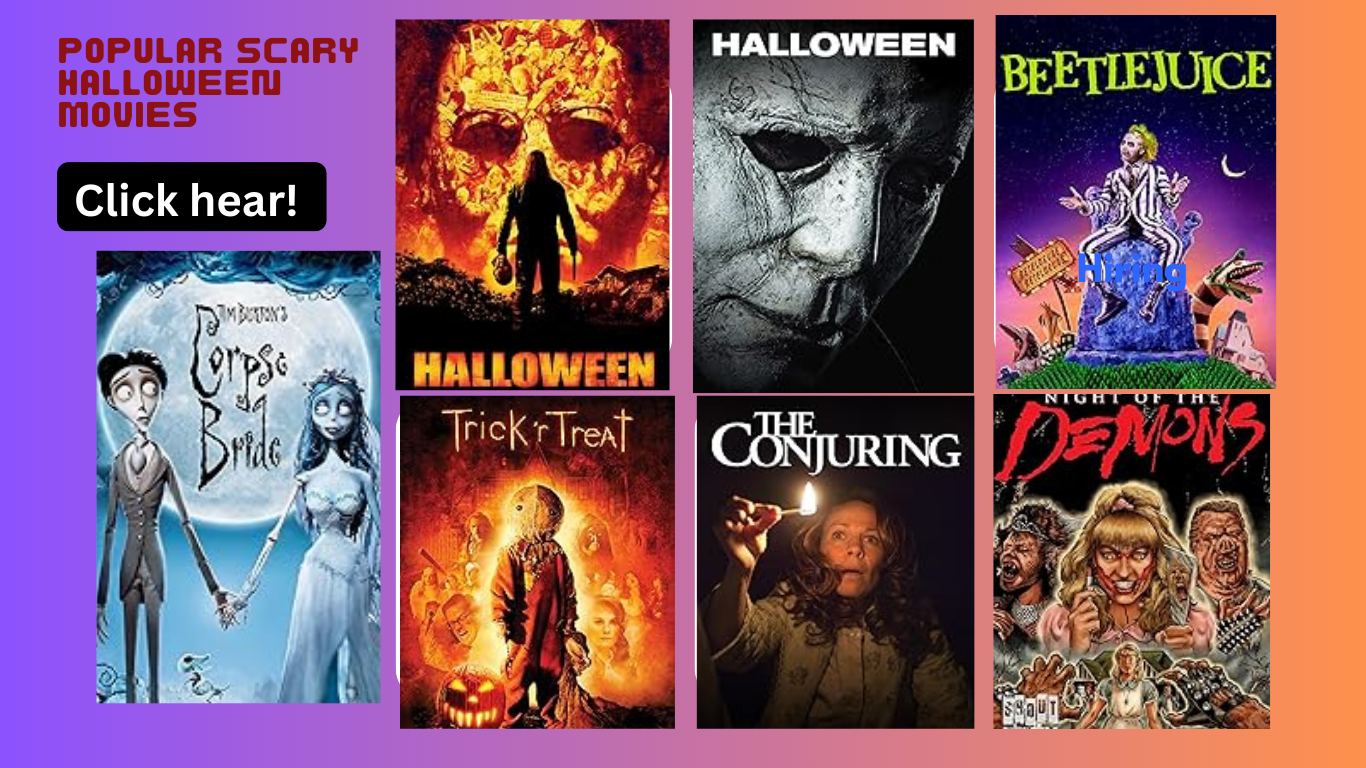 Popular Scary Halloween Movies: Must-Watch Horror Films for 2024