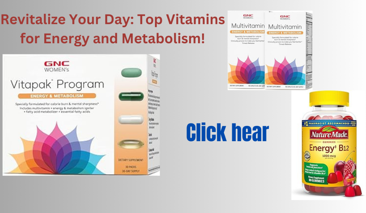 Best Women’s Vitamins for Energy and Metabolism to support a balanced and active lifestyle.