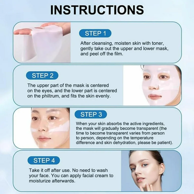 Step-by-step directions for using the Biodance Collagen Mask, including application and benefits.