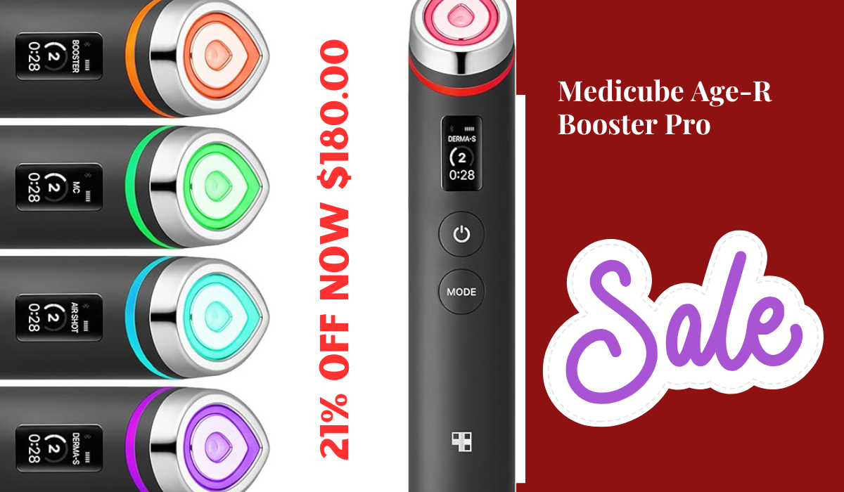 Medicube Age R Booster Pro device 5 of them different colors to choose on sale.