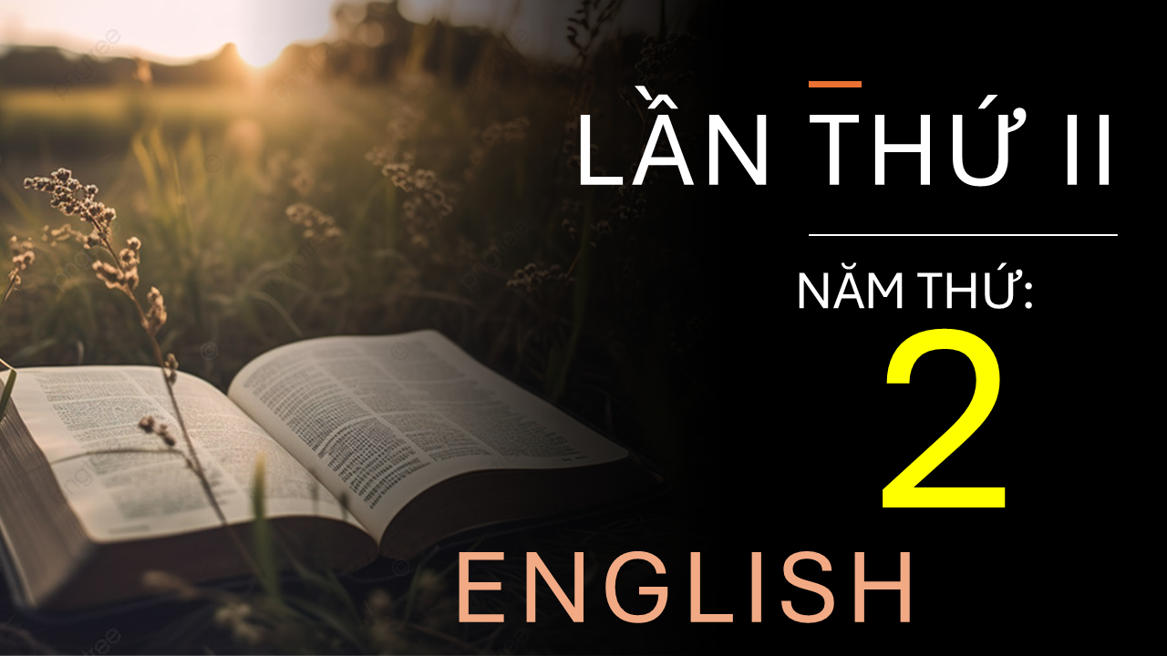 Chương Trình Đọc Kinh Thánh 3 Năm (Lần II Năm Thứ 2) - English