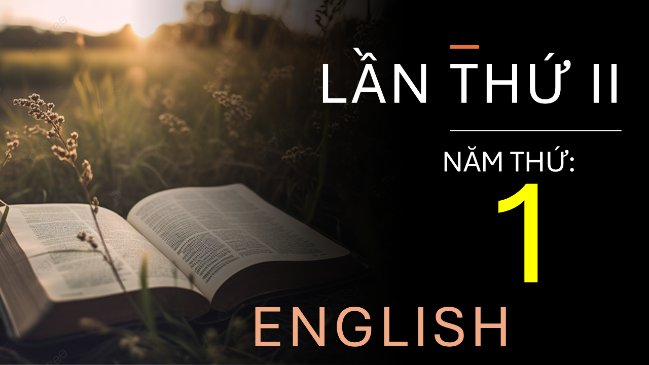 Chương Trình Đọc Kinh Thánh 3 Năm (Lần II Năm Thứ 1) - English