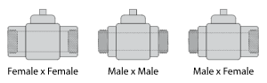 NPT Pipe to Valve Connection