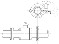 Tri-clamp sanitary Valve Connection