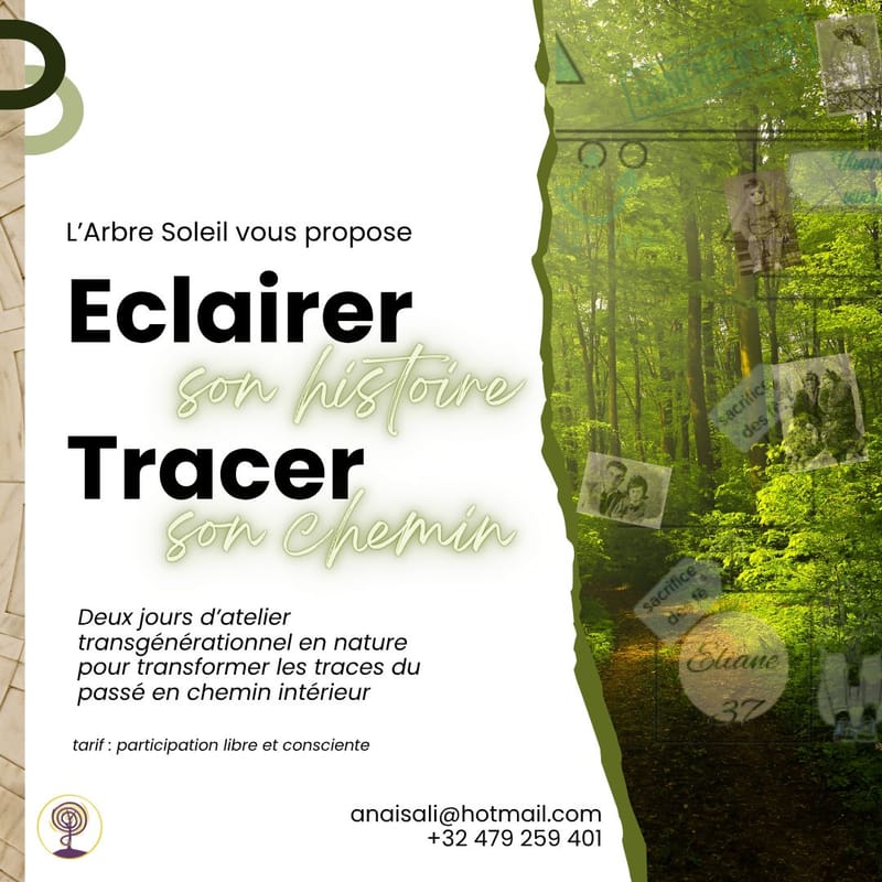 STAGE PRATIQUE : Eclairer son histoire, tracer son chemin...