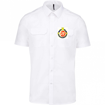 Chemise manches courtes blanche, H