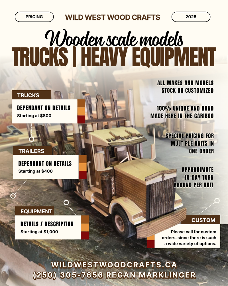 I built and maintain the Wild West Wood Crafts website, Facebook page and Instagram presence. 