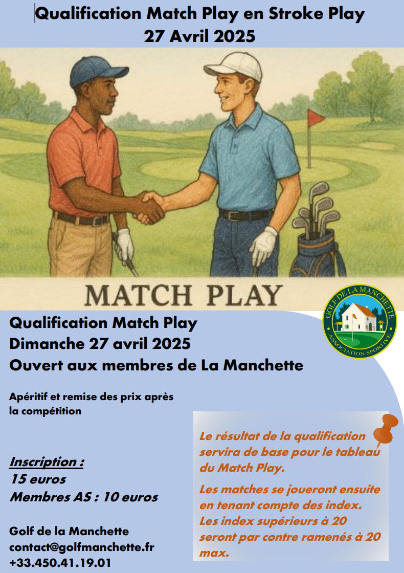 🏌️‍♂️🔥 Le Match Play est de retour ! 🔥🏌️‍♀️