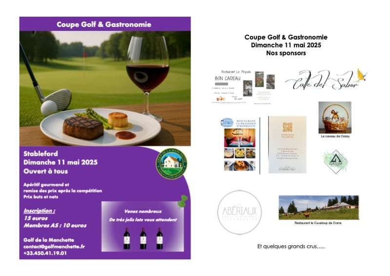 Coupe Golf & Gastronomie