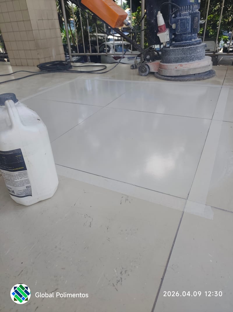 Polimento de porcelanato