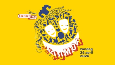 Erfgoeddag 26 april 2026 'HAHA humor' en expo met werk van Walter Theuninck