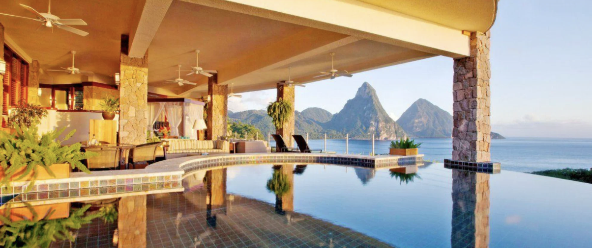 Jade Mountain, Santa Lucía