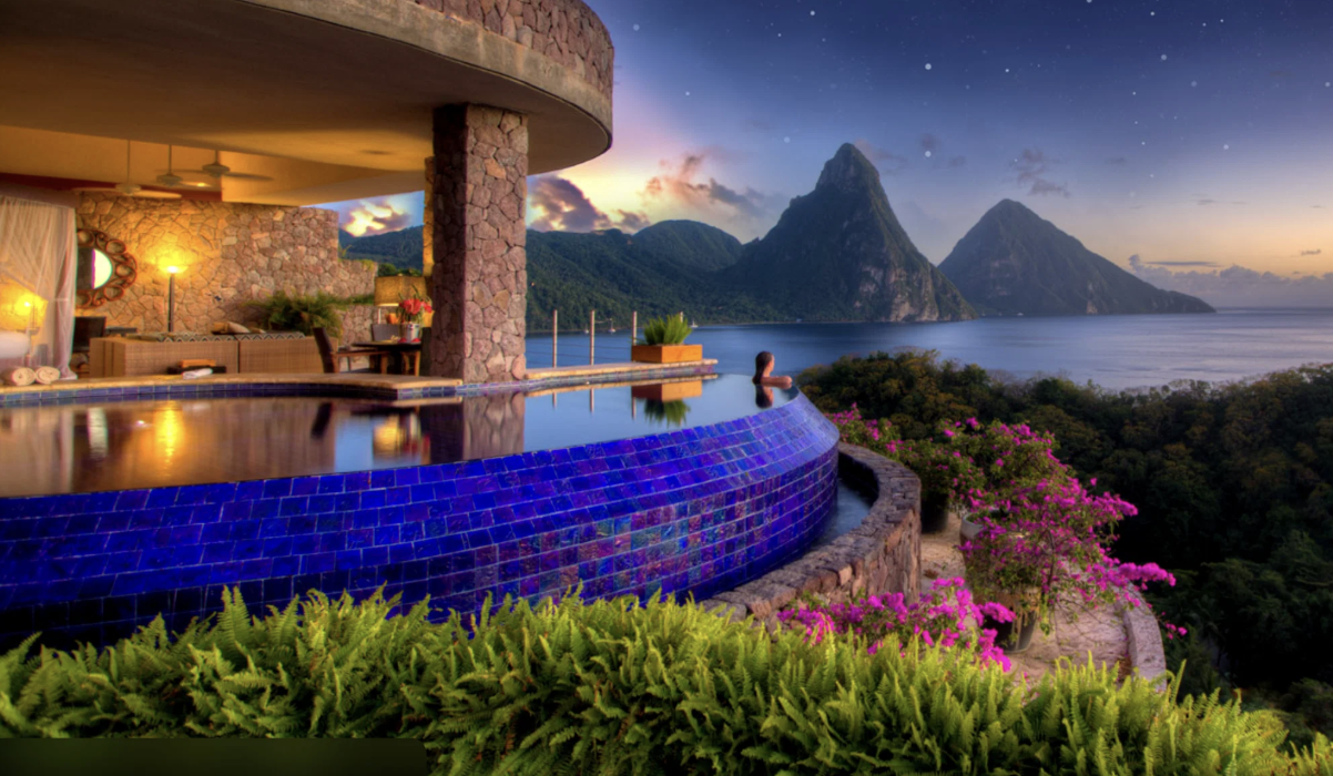 Jade Mountain, Santa Lucía