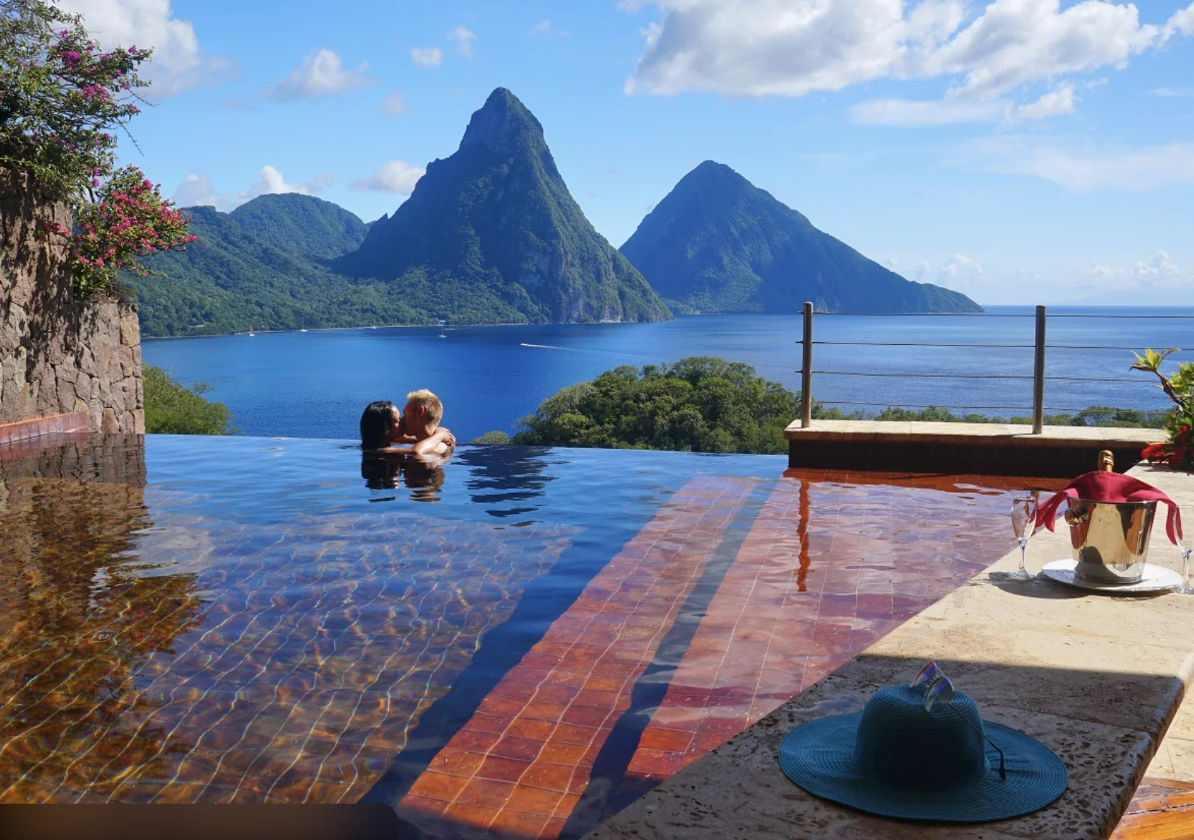 Jade Mountain, Santa Lucía