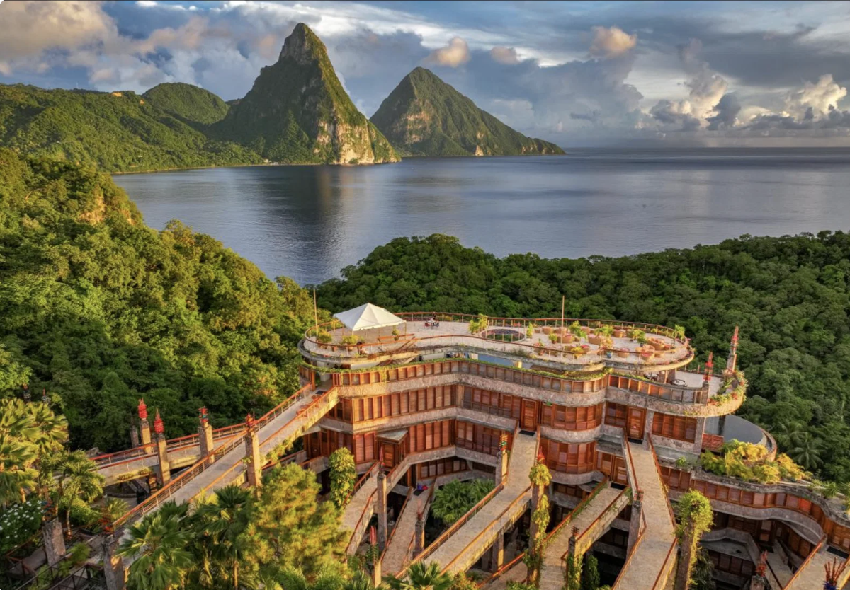 Jade Mountain, Santa Lucía
