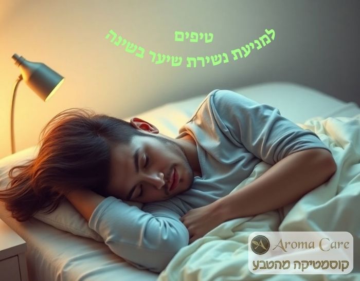 8 טיפים למניעת נשירת שיער בשינה