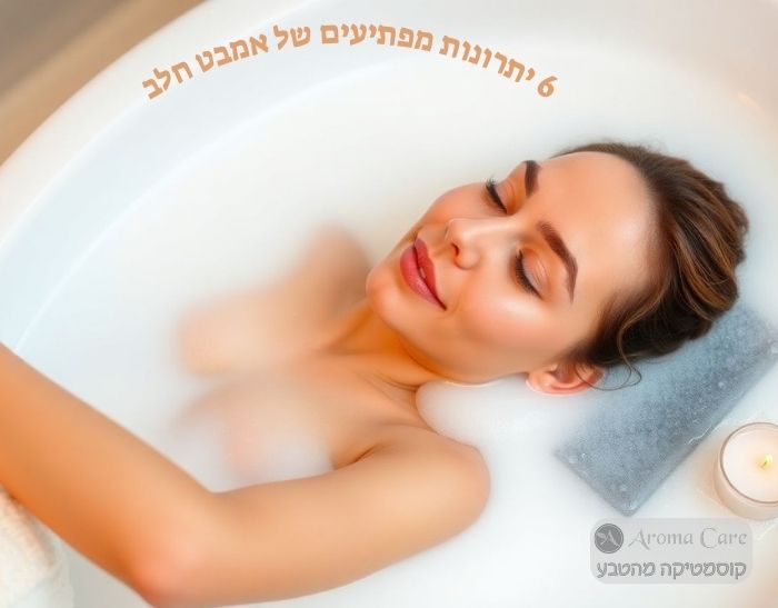 6 יתרונות מפתיעים של אמבט חלב לעור