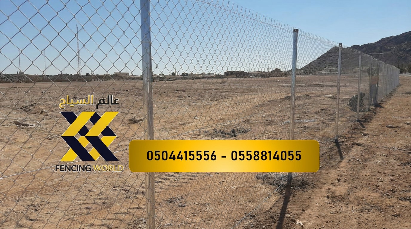 chainlink fence of farms