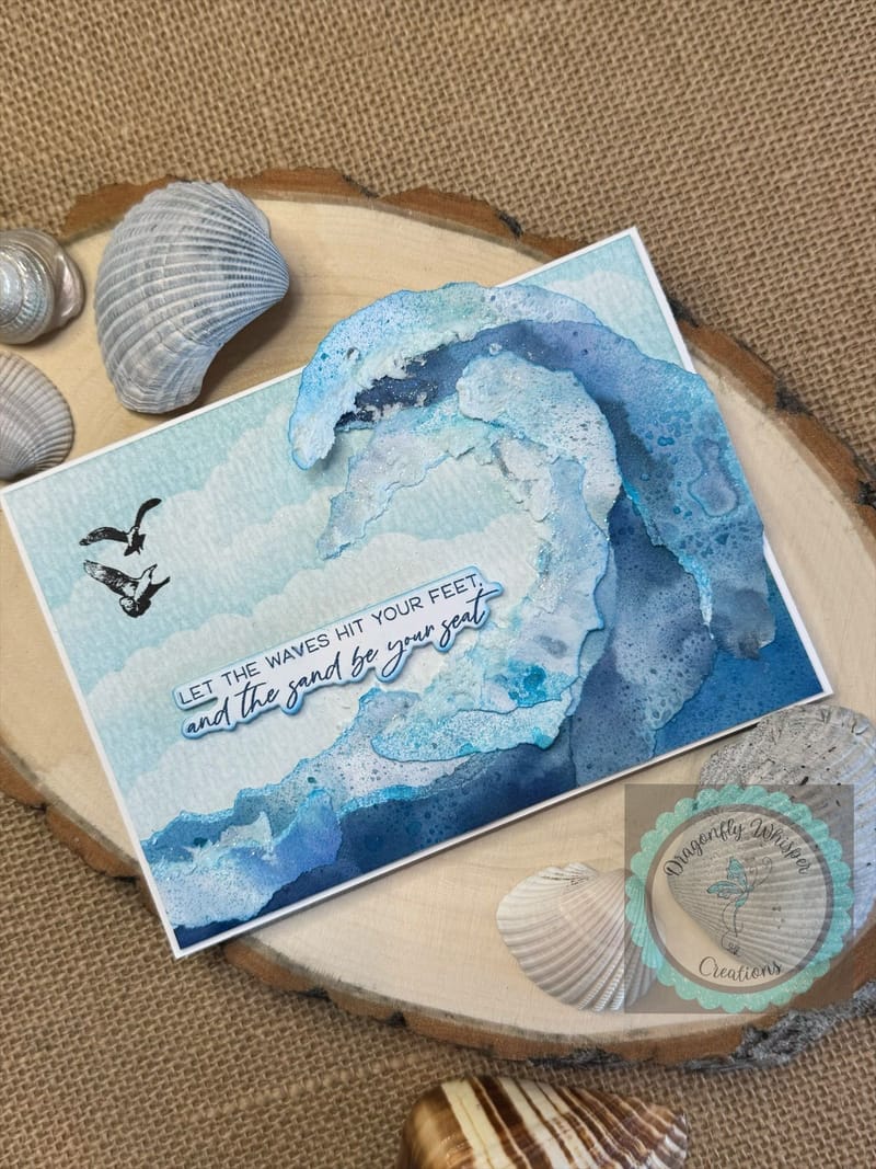 Peddlers Den Design Team Wave Card