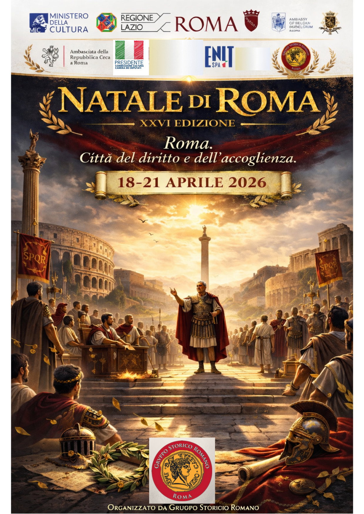 Rocznica założenia Rzymu – XXVI edycja – Inscenizacja historyczna w wykonaniu Grupy Historycznej Rzymu