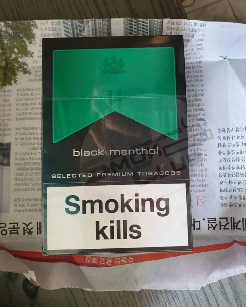 Marlboro black mentholส่งฟรี