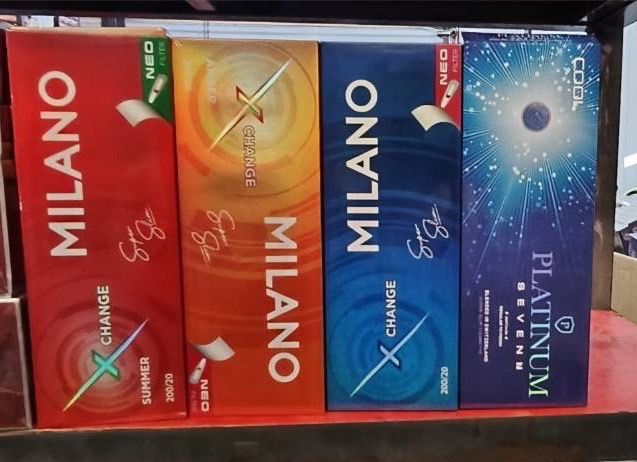 Milano,Platinum ส่งฟรี (มวนเล็ก)